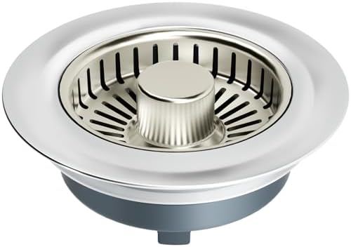 zaa 3 in 1 Kitchen Sink Drain Strainer Stopper Removable Basket Pop-Up by zaa