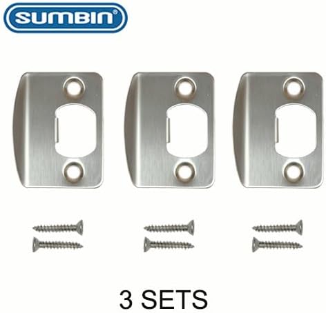 Replacement Products SS304 Strike Plate Full Lip, 2-1/4" x 1-5/8" - Image 2