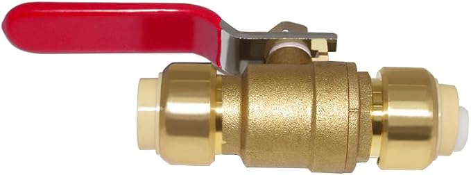 Hooshing 2 Pack 1/2 Inch Push-Fit Full Port Ball Valve, - Image 4