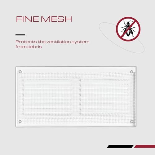 10x4 Vent Cover with Built-in Screen - Image 3