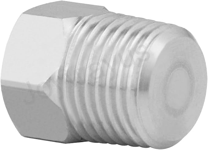 Joywayus 5Pcs Stainless Steel Outer Hex Thread Socket Pipe Plug Fitting 1/8" - Image 5