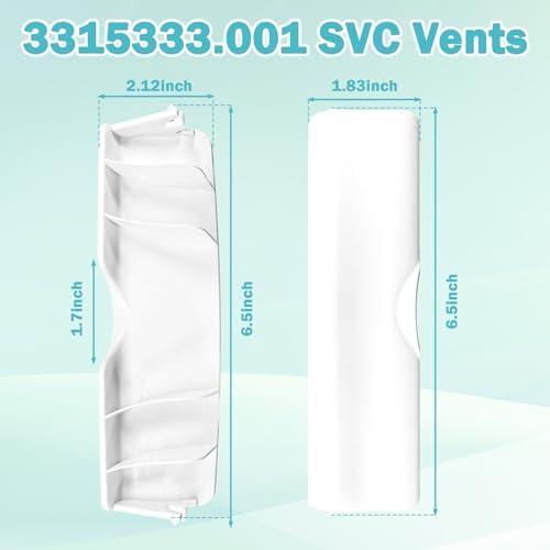 3315333.001 RV Air Conditioning SVC Louver Vent Cover Assembly - Image 2