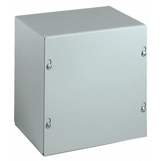 Wiegmann Captive Screws Electrical Enclosures, 8 in H, 4 in D, 8 in W, Steel by Wiegmann
