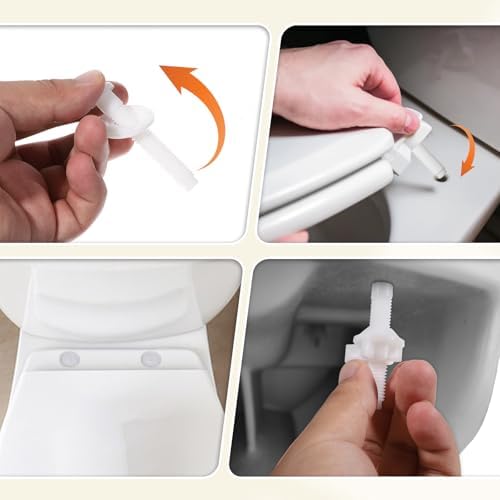 6 PCS Toilet Seat Screws Replacement Toilet Seat Screws Replacement - Image 3