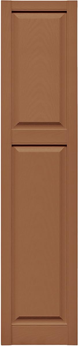 14.75 in. W x 67 in. H Builders Edge, Cottage Style, Raised Panel Shutters - Image 2