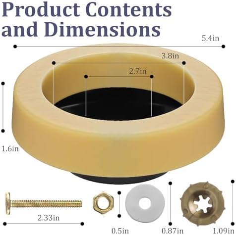 Toilet Wax Ring Replacement Kit - Image 4