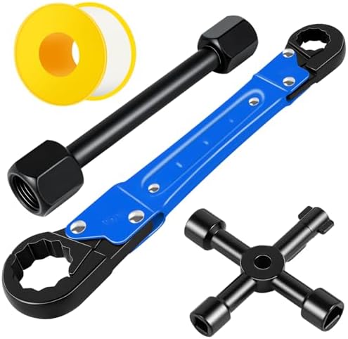 Ponpon Angle Stop Wrench Kit, Plumbing Tools, Angle-on Plumber Wrench by Ponpon