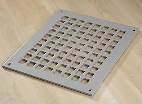 Reggio Register Square Series Floor Grate Cover Grille, Rust-Resistant by ReggioRegisterCompanyLLC