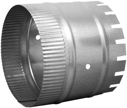 18" Start Collar HVAC, 24 Gauge Galvanized Steel Round Duct Connector by DuctOutlet
