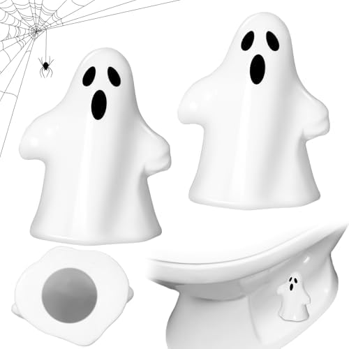 Wonderjune 2 Pack Toilet Bolt Covers Ceramic Bathroom by Wonderjune