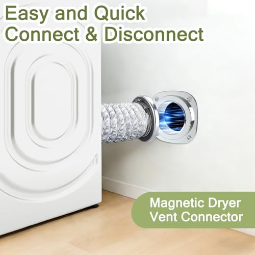 LATING Magnetic Dryer Vent Connector Kit, 180 Degree Straight Magnetic Dryer - Image 5