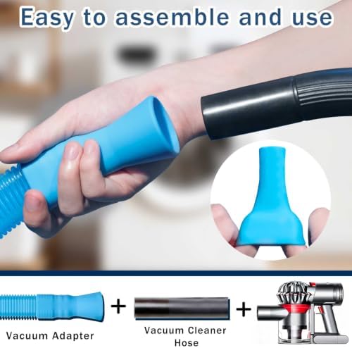 4 Pieces Dryer Vent Cleaner Kit | Vacuum Hose Lint Trap Clean Tool - Image 3