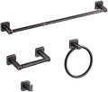 Bathroom Hardware Set 4 Pieces, Oil Rubbed Bronze Bathroom Accessories Set by bluebyrne