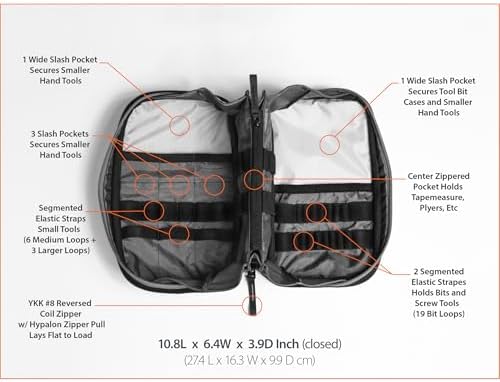 Summit M Origami Tool & Bit Pouch – Medium Rugged DIY to Contractor Pro - Image 5