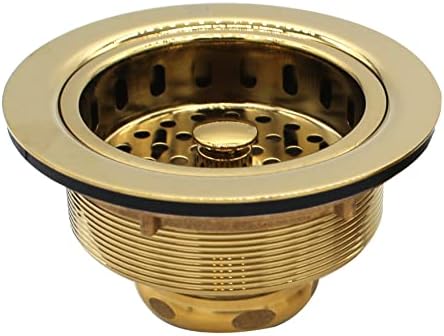 Westbrass D2165-01 Post Style Large Kitchen Basket Strainer - Image 6