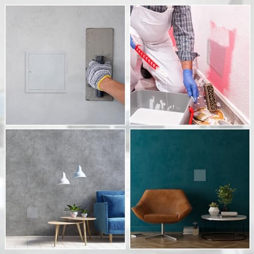 Gisafai Aluminum Access Panel for Drywall, 8 x 8 Inch - Image 3