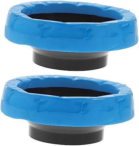 2pcs Toilet Seal Ring Wax Ring Kit by IWOWHERO
