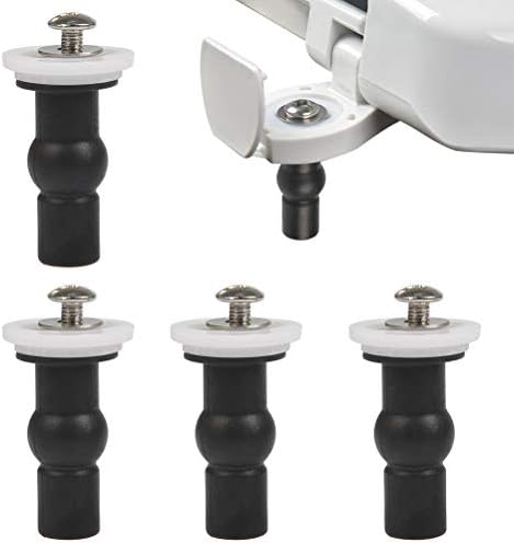 FOCCTS 4 Pack Toilet Seat Fixing Screws, Universal Toilet Seat Bolts Kit by FOCCTS