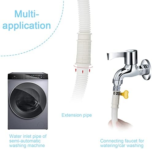 2 Pcs 5 ft Portable Air Conditioner Drain Hose, Mini Split AC Drain Hose - Image 5