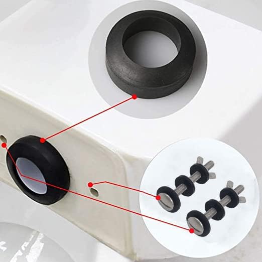 Universal Toilet Tank to Bowl Gasket Repair Kit, Fits 3-Inch 3.5-Inch Flush - Image 4