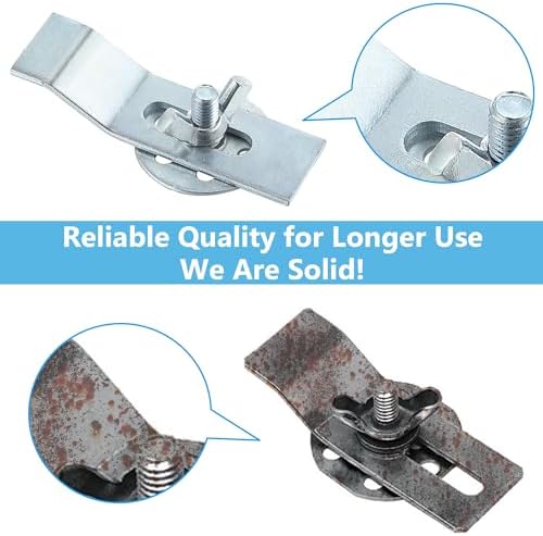 Enhon Undermount Sink Clips Kit 60 Pack, Sink Mounting Brackets, Heavy Duty - Image 2