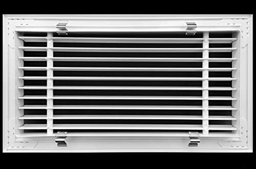 HVAC Premium 28"W X 4"H Linear Aluminum Clip-On Bar Return Air Grille - Image 3
