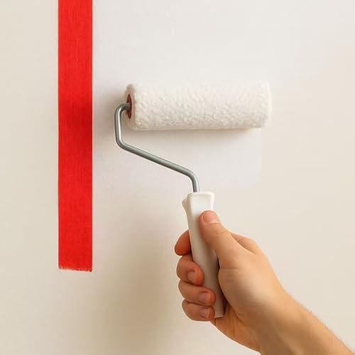 Red Masking Tape, Colored Painters Tape - Image 4