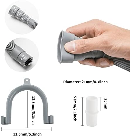 10 Ft Washer Machine Drain Hose Extension - Image 2