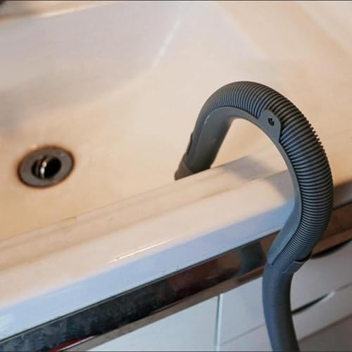 2Pcs PVC Washing Machine Drain Hose Holder Hook U-Shaped Drain Hose Clamp Fits - Image 3