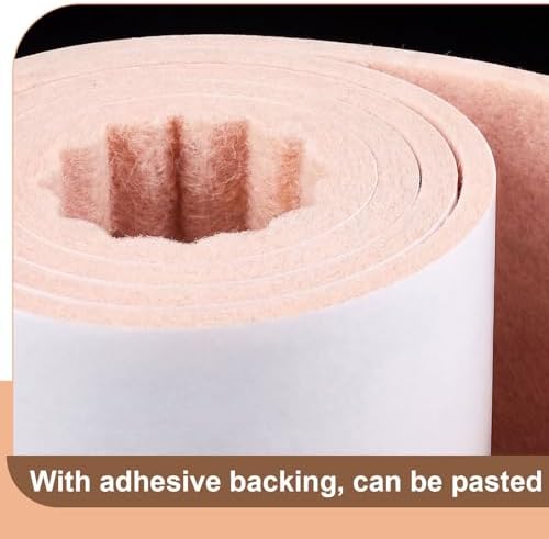 Jecery Adhesive Felt Roll, 1/4" X 6" X 1.25 Yard - Image 3