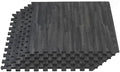Forest Floor 3/8 Inch Thick Printed Foam Tiles, Premium Wood Grain Interlocking by WeSellMats