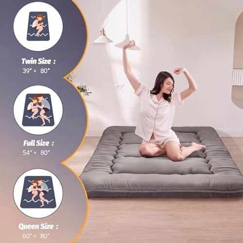 MAXYOYO 6" Extra Thick Japanese Floor Mattress Twin Folding Futon Mattress - Image 3