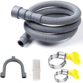 HLMOptimo 3.2 Feet Universal Washing Machine Drain Hose Flexible Dishwasher by HLMOptimo