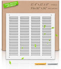 16x16 Steel Return Air Grille, Fits 16"W x 16"H Duct Opening by SmartSolutionsforHome
