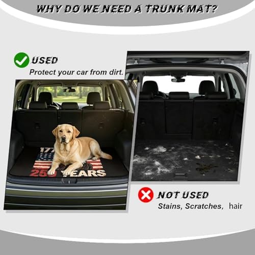 250 Years American Eagle Stroller Trunk Mat Universal Waterproof Cargo Liner - Image 4