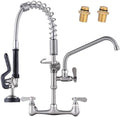 ALEASHA 21" Commercial Sink Faucet Wall Mount by ALEASHA