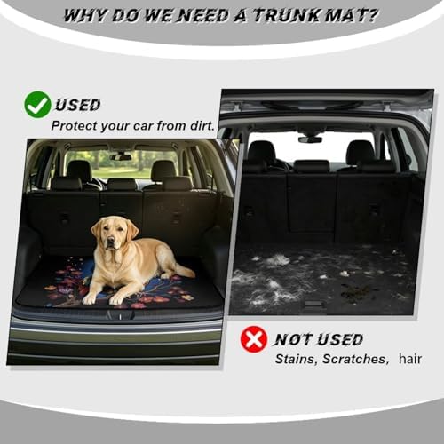 Colorful Owl Universal Moving Trunk Mat 29"x39" – Heavy Duty Waterproof Cargo - Image 4