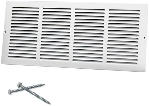 Howeall 20"W x 8"H Steel Return Air Grille, Air Return Vent Cover by Howeall
