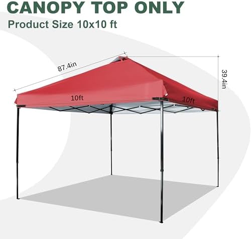 10x10 Canopy Replacement Top - Image 2