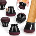 YOZON Chair Leg Floor Protectors Silicone Caps Felt Strengthen Bottom by yozon