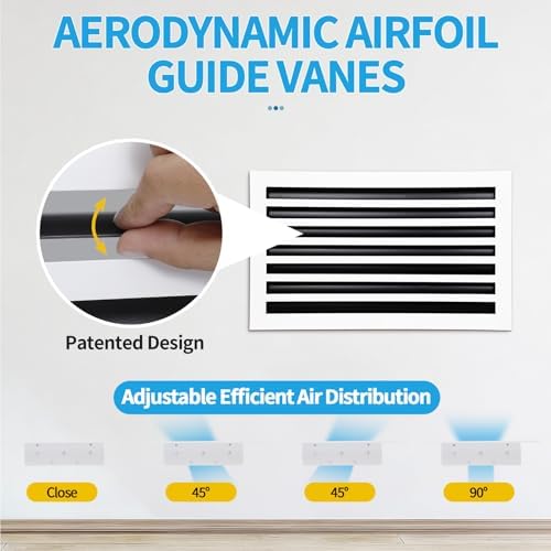 24x14 Modern AC Vent Cover, Decorative Air Vent Register Grille - Image 2