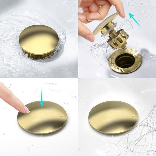 KAIYING Pop Up Drain, Bathroom Vessel Sink Drain - Image 2