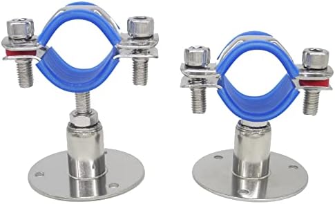 Stainless Steel Adjustable Pipe Clamp Bracket by NOVSINO