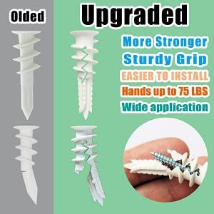 #8 Self Drilling Plastic Drywall Anchors - Image 2