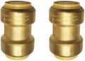1" Pex fitting Straight Coupling Push Fit PEX Fittings, Push-to-Connect Copper by HQMPC