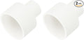 uxcell 2 Pcs UPVC Reducer Pipe Fitting, 1-1/4"x1/2" PVC Straight Pipe Coupling by uxcell