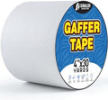 Gaffers Tape Heavy Duty, Easy Rip, No Residue | White by Unknown