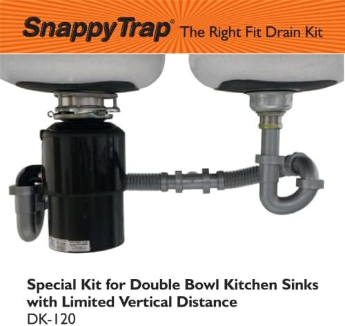 Snappy Trap Special Double Kitchen Sink Drain Kit - Image 3