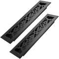 Howeall 2x12 Inches 2 Pack Heavy Duty Walkable Floor Register Easy Adjust Air by Howeall