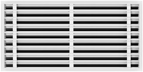 BUILDMART - 36x18 Modern AC Vent Cover - Decorative White Air Vent - Standard - Image 2